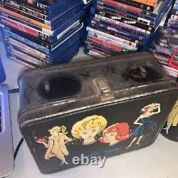 Rare Vintage 1962 Barbie And Midge CANADIAN Issue Metal Lunchbox And Thermos