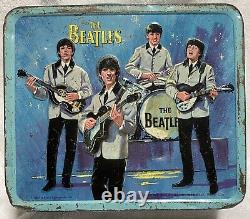 Rare Vintage 1965 The Beatles Metal Lunchbox by Aladdin. Box Only