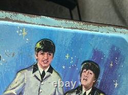 Rare Vintage 1965 The Beatles Metal Lunchbox by Aladdin. Box Only