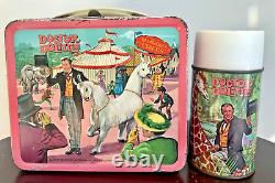 Rare Vintage 1967 Doctor Dolittle Movie Metal Lunch Box and Thermos! By Aladdin