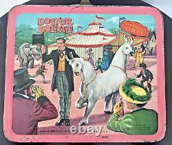 Rare Vintage 1967 Doctor Dolittle Movie Metal Lunch Box and Thermos! By Aladdin