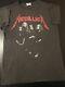 Rare Vintage 80s Metallica And Justice For All T-shirt Metal Rock Thin Faded