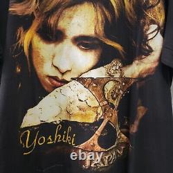 Rare Vintage 90s X Japan Yoshiki Metal Band Tee Shirt Rock Eagle Large Single