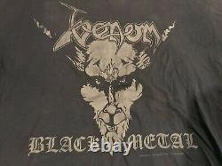 Rare Vintage 96 Venom Black Metal Tour Shirt Size XL Satanic Rock Thrash