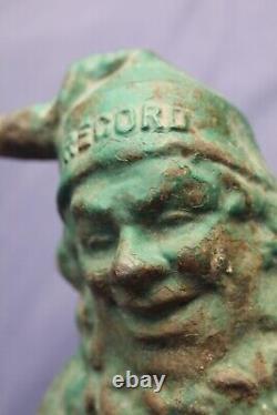 Rare Vintage Advertising Gnome. SOLID CAST METAL