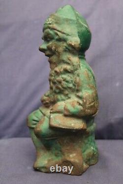 Rare Vintage Advertising Gnome. SOLID CAST METAL