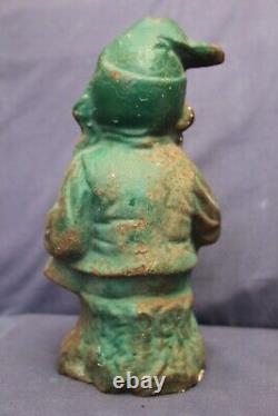Rare Vintage Advertising Gnome. SOLID CAST METAL