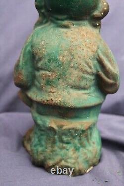 Rare Vintage Advertising Gnome. SOLID CAST METAL