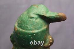 Rare Vintage Advertising Gnome. SOLID CAST METAL