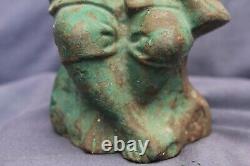 Rare Vintage Advertising Gnome. SOLID CAST METAL