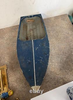 Rare Vintage Arkansas Traveler 17 Metal Toy Boat