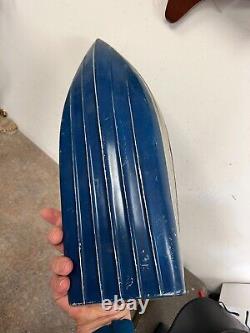 Rare Vintage Arkansas Traveler 17 Metal Toy Boat
