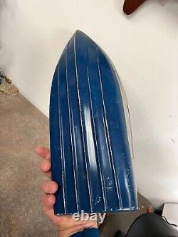 Rare Vintage Arkansas Traveler 17 Metal Toy Boat