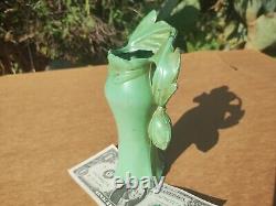 Rare Vintage Art Nouveau Heavy Cast Metal Floral Flower Vase 427