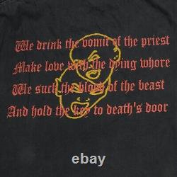 Rare Vintage CYGNUS Venom Black Metal Album 1996 Tour T Shirt 90s Metal Band XL