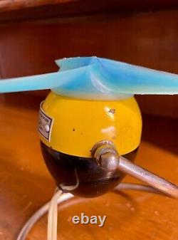 Rare Vintage Caframo Model V Dragonfly Desktop Fan. C1950. Working