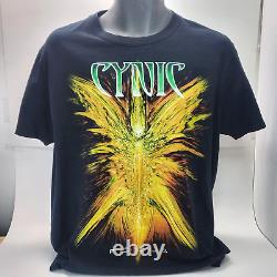Rare Vintage Cynic Focus 1993 2Sides T-Shirt Progressive Death Metal Read Size