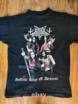 Rare Vintage Dark Funeral Ineffable King of Darkness 1998 t-shirt Black Metal