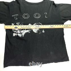 Rare Vintage Early 90's Tool Band T-Shirt Men's XL Paul D'Amor Metal Thrashed