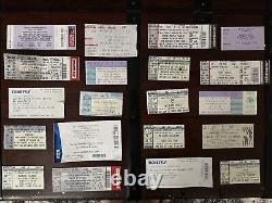Rare/Vintage Heavy Metal Concert Ticket Stub Lot Approx 80 Tickets
