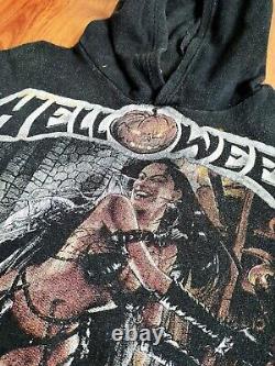 Rare Vintage Helloween Better Than Law All-overprint 80's Hoodies Power Metal