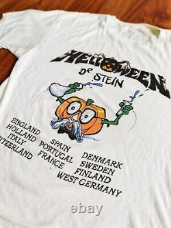 Rare Vintage Helloween Dr. Stein 1988 European Tour T shirt Metal, Power Metal