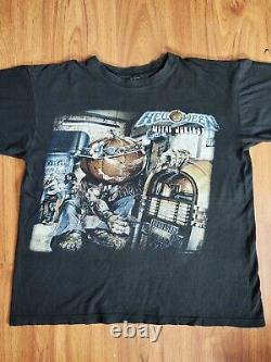 Rare Vintage Helloween Metal Jukebox 1999 European T-shirt Power Metal