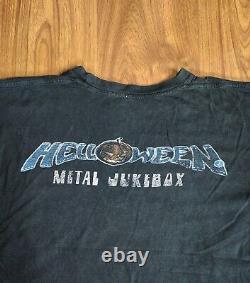 Rare Vintage Helloween Metal Jukebox 1999 European T-shirt Power Metal