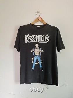 Rare Vintage Kreator Terrible Certainty 2side t-shirt Thrash Metal, Speed metal