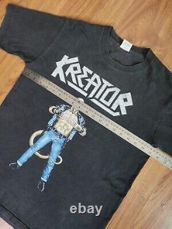 Rare Vintage Kreator Terrible Certainty 2side t-shirt Thrash Metal, Speed metal