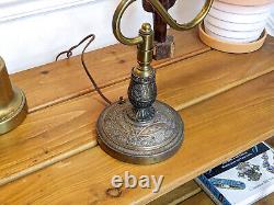 Rare Vintage MCM Warren Kessler French Empire Ornate Brass Table Desk Lamp 16