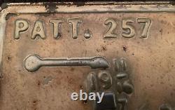 Rare Vintage Metal Sign Handbrake Levers PATT 257