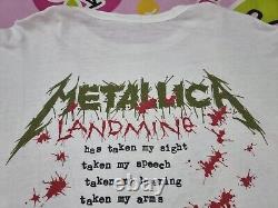 Rare Vintage Metallica One T Shirt Band Rock Heavy Metal Tee size XL 2328 inch