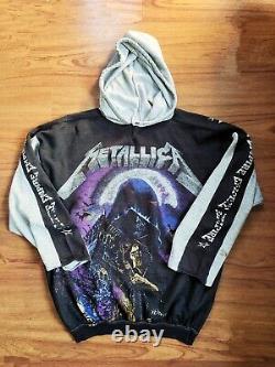 Rare Vintage Metallica Ride the Lightn 1984 Bootleg Empire Hoodies Metal