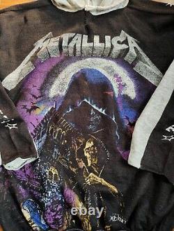 Rare Vintage Metallica Ride the Lightn 1984 Bootleg Empire Hoodies Metal