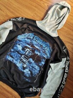 Rare Vintage Metallica Ride the Lightn 1984 Bootleg Empire Hoodies Metal