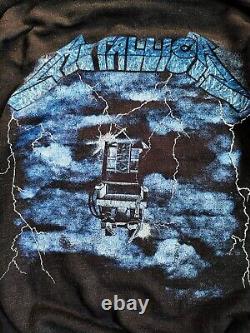 Rare Vintage Metallica Ride the Lightn 1984 Bootleg Empire Hoodies Metal