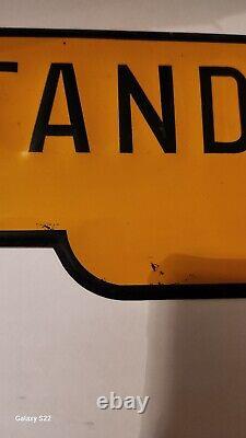 Rare Vintage Omaha Standard Metal/Tin Sign