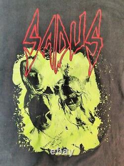 Rare Vintage Sadus Chemical Exposure 2008 2side t-shirt Thrash Death metal