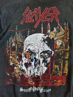 Rare Vintage Slayer South of Heaven 1988 Sweatshirt Trash metal Soft and thin