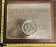 Rare Vintage Stamped Metal Sign American Bridge Company 1950 Uss