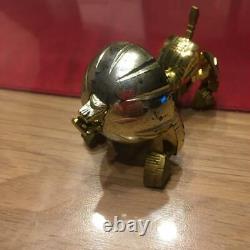 Rare Vintage Takara Metal Leo Micro Change Lobo Microman Micronauts Metal Gold