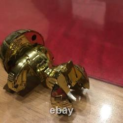 Rare Vintage Takara Metal Leo Micro Change Lobo Microman Micronauts Metal Gold