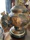 Rare Vintage Urn Lamp Dragon Griffon Handles Gnomes Metal