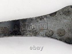 Rare Vtg Silver Plated Martini Rossi Logo Cocktail Strainer Barware Hawthorne