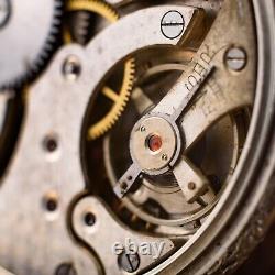 Rare old pocket watch on wrist, soldered lugs, custom watch, antique watch, vintage