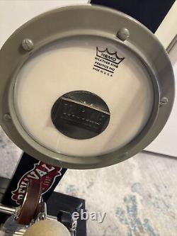 Remo VERSATILIC Practice Drum Kit Vintage RARE METAL & Slingerland Pedal +Bonus