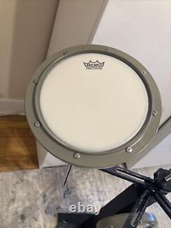 Remo VERSATILIC Practice Drum Kit Vintage RARE METAL & Slingerland Pedal +Bonus