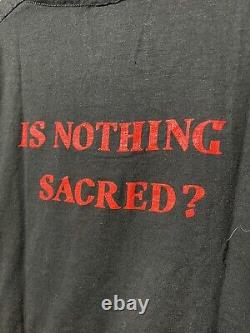 SACRED RITE is Nothing sacred US cult vintage metal T-shirt 1980s rare Size L