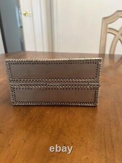 Salvatore Ferragamo Gancini Handbag Purse Silver Metal Cage Vintage RARE